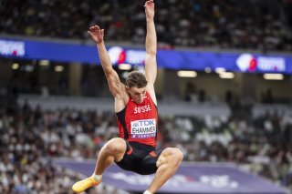 Simon Ehammer tentera de réitérer l'exploit qu'il avait réalisé à Eugene en 2022. KEYSTONE/MICHAEL BUHOLZER
